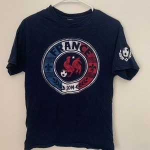 VINTAGE FRANCE SOCCER T-SHIRT